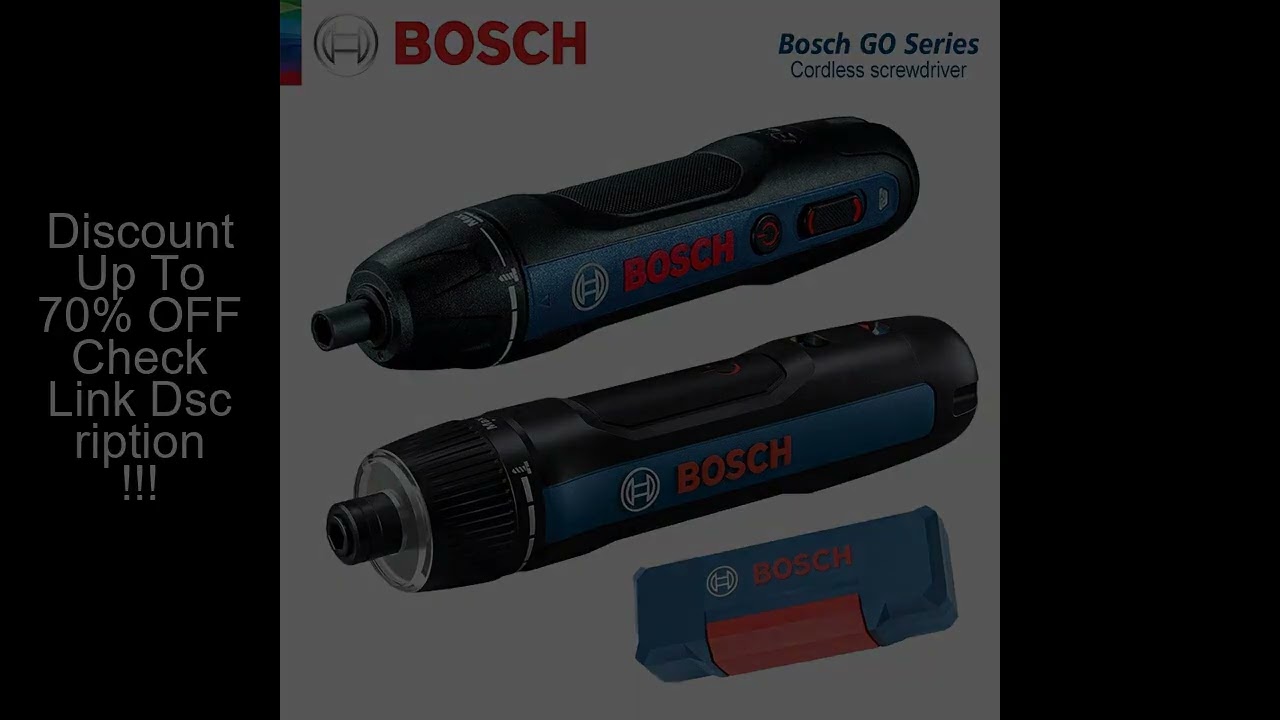 Bosch GO 3 /GO2 Cordless Screwdriver 3.6V Rechargeable Electric Screw Driver Multi-Function Drill Re