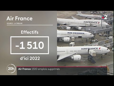 Plan d’économies chez Air France : 1510 postes supprimés dans les fonctions sol et support