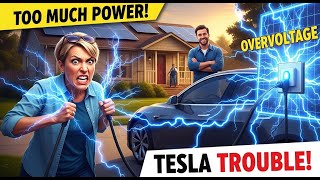HOA Karen Kept Plugging Tesla Into My Solar Grid—So I Set the Voltage to Maximum and Watched