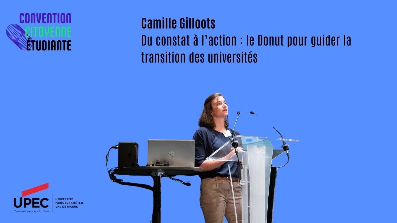 Camille Gilloots "Du constat à l’action : le Donut pour guider la transition des universités"