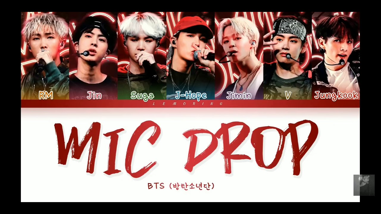 bts mic drop lyrics korean bts mic drop lyrics korean