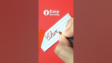 Cherries - Write Cherries in English cursive writing  | cursive handwriting practice #shorts