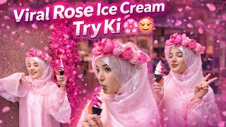 Viral Rose Ice Cream in Madina 🕌🍦| Day 2 | @RabeecaKhan |