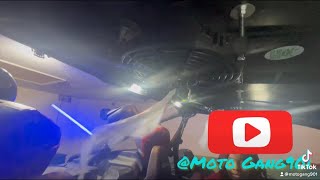 Kawasaki KRX 1000 fans for inside cab cooling (Fans in Description)