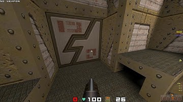 Quake 1/QuakeWorld: coop e1m1 with herbie nightmare