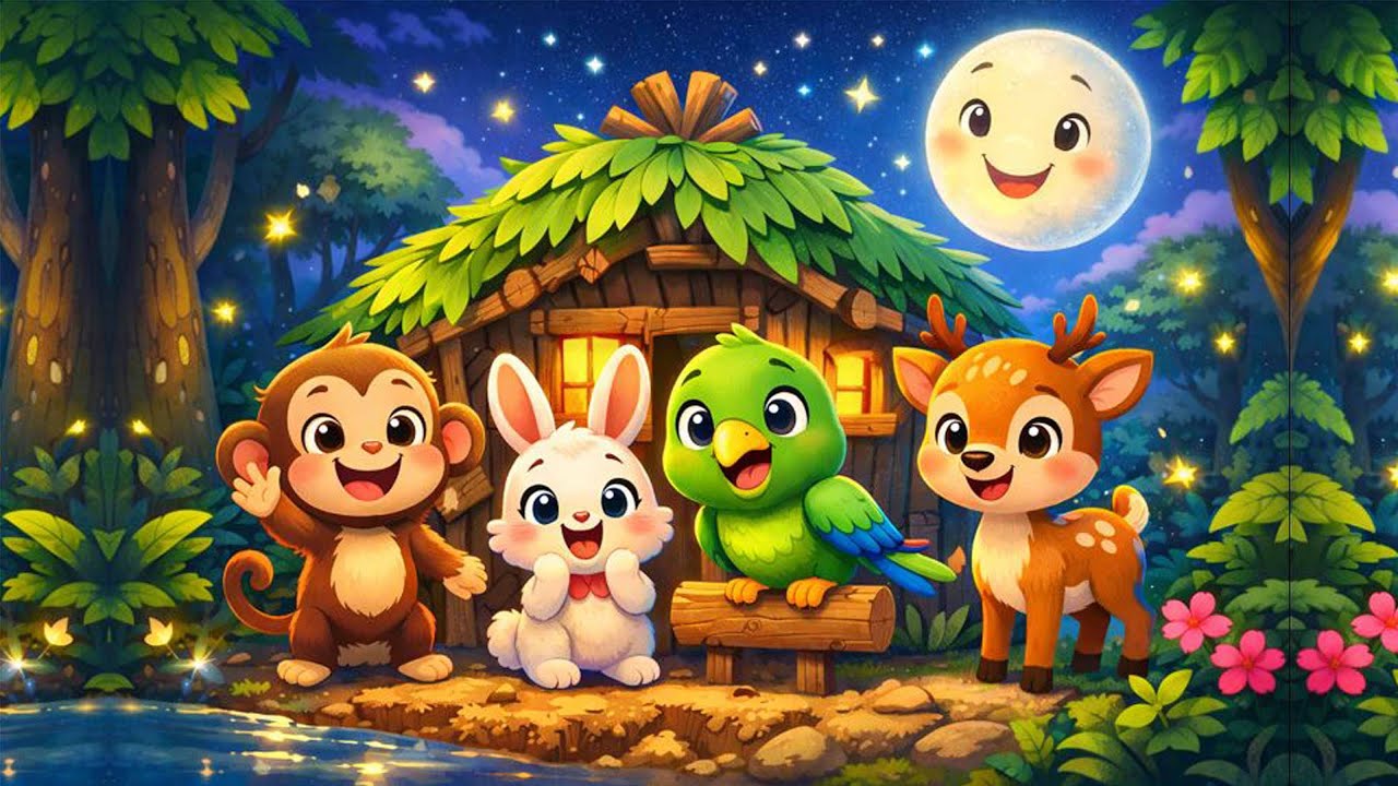 🌙🦜 Chandu Totay Aur Jadooee Jungle | Kids Moral Story | Animated Cartoon 