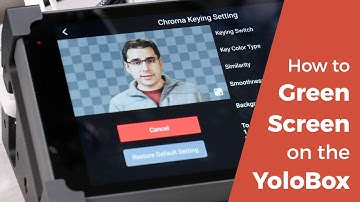 Chroma Key on the YoloBox Pro: The easiest way to green screen?