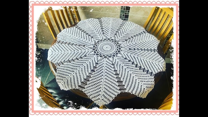C How to crochet round tablecloth adjustable to any size Part 1 of 2 Members only - YouTube c-how-to-crochet-round-tablecloth-adjustable-to-any-size-part-1-of-2-members-only-youtube
