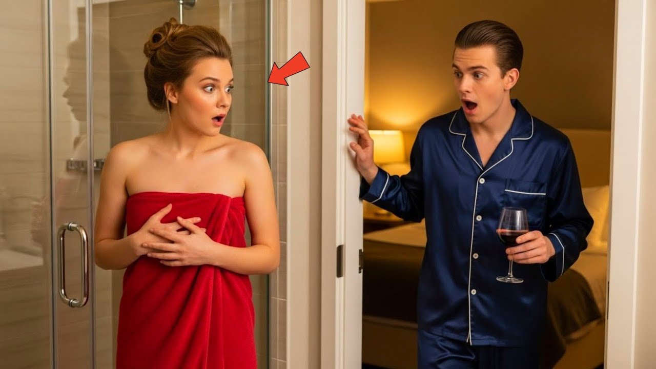 Female CEO Walked Out Naked, Thinking She Was Alone — Until She Saw the Single Dad