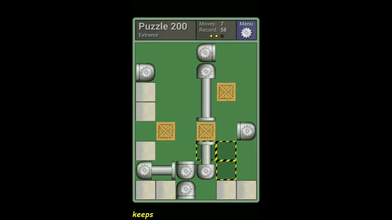 Pushing Machine (Extreme) Level Puzzle 200 - Perfect Solution