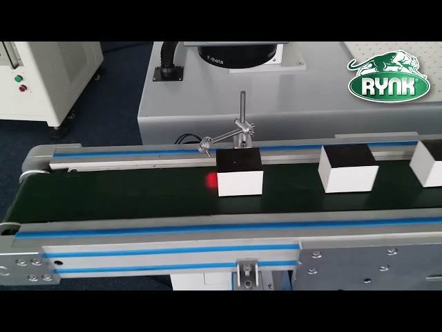 Grabadora de Fibra laser automática, para líneas de producción.