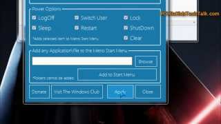 Windows 8 Metro UI Tweaker Freeware Utility