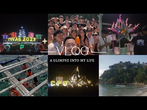 a glimpse into my life ep. 19 | classes, carpool, opening of lights, parolanda, boracay, iwag 2023