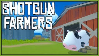 VEGETABLES OF DOOM - Shotgun Farmers Multiplayer with Whacky & Josh - Shotgun Farmers Gameplay screenshot 2