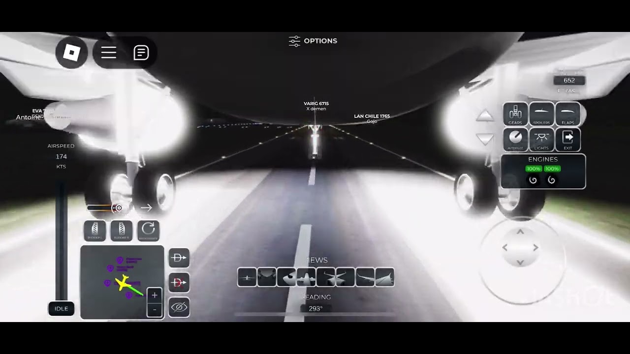 I landed an Airbus A320 on Mobile! (Project Flight Simulator Roblox ...