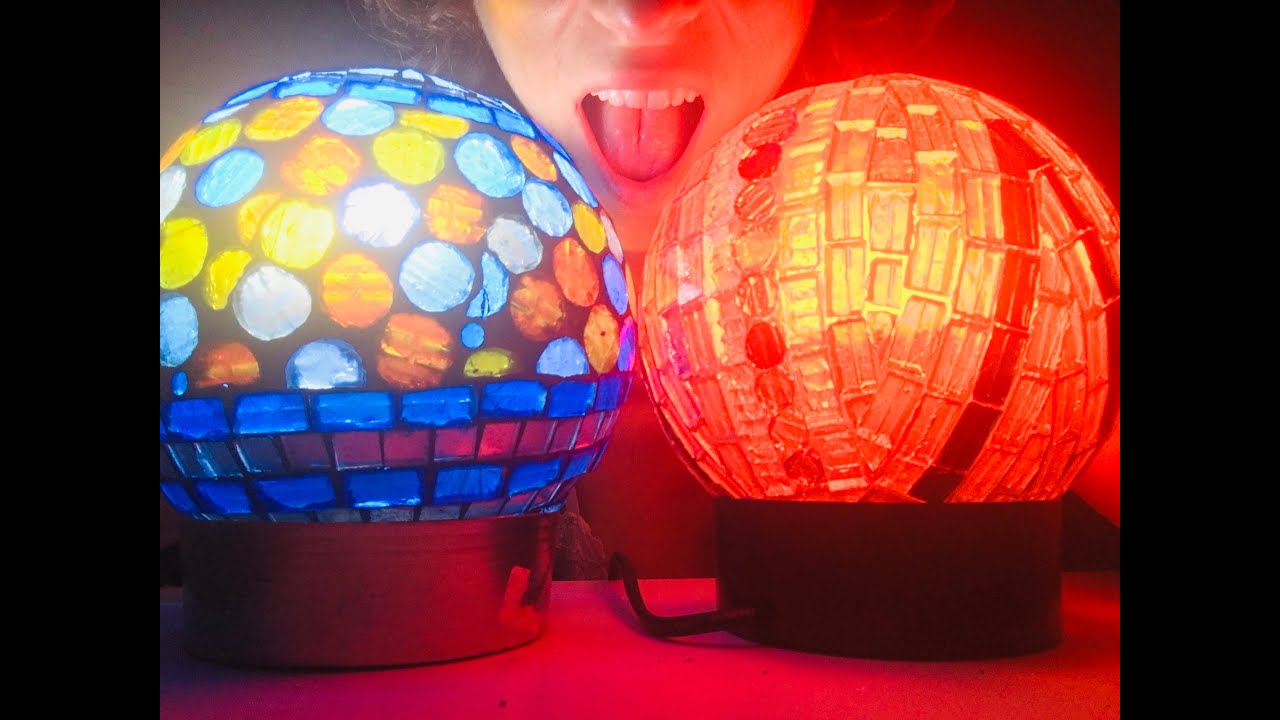 VELADORES CON VENECITAS .Lámparas Globo en Mosaico. Aprendé la enriquecedora técnica del Mosaico.