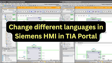 Change different languages in Siemens HMI in TIA Portal