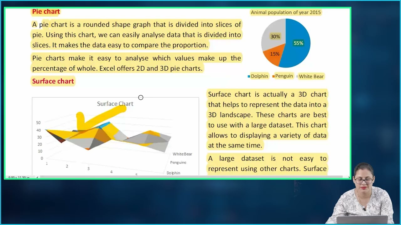 Ch 02 | Charts in Excel 2016 | Class 07 | Computer | For children