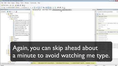 VCS2010 08 03 – Stored Procedure Input Parameters, Output Parameters and Return Values