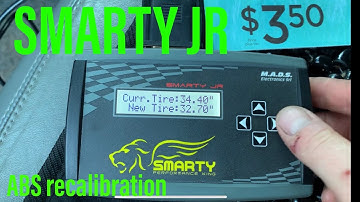How to recalibrate your ABS with Smarty Jr