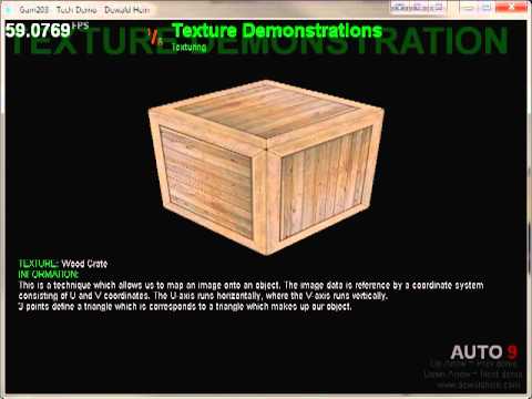 [Qantm Student Work] Direct3D9 Tech Demo, C++