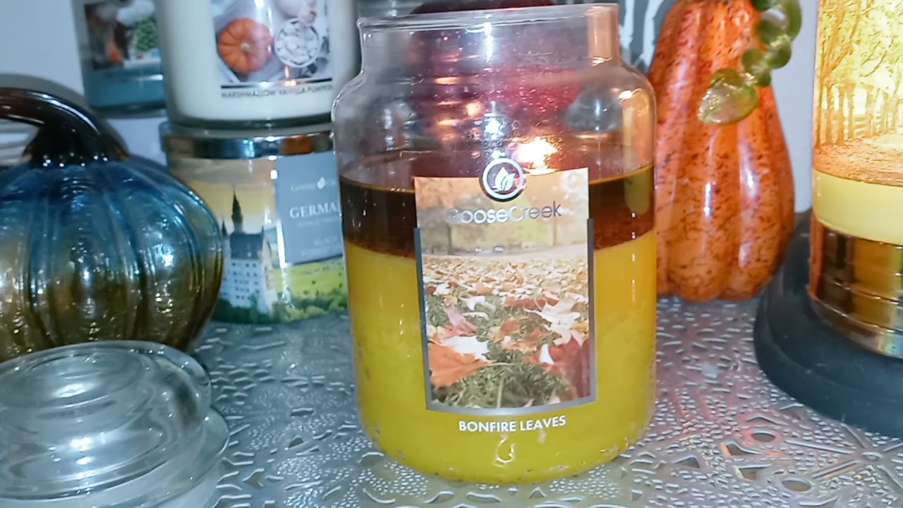 Bonfire Leaves 🔥🍃 Goose Creek Candle review Sept 2021