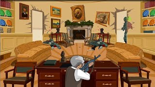 Bush Shoot-Out Flash Game - Both Endings screenshot 1