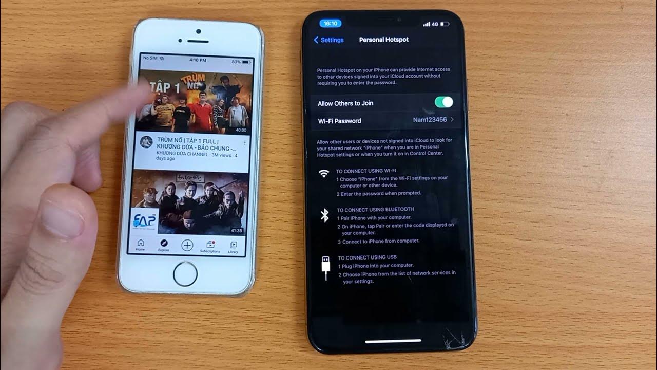 How to share wifi from iphone to iphone 2022 youtube