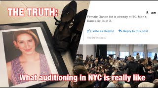 a week in the life of musical theatre audition season in NYC!
