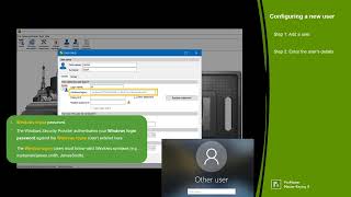 Details PM8 - How to configure a new user Update