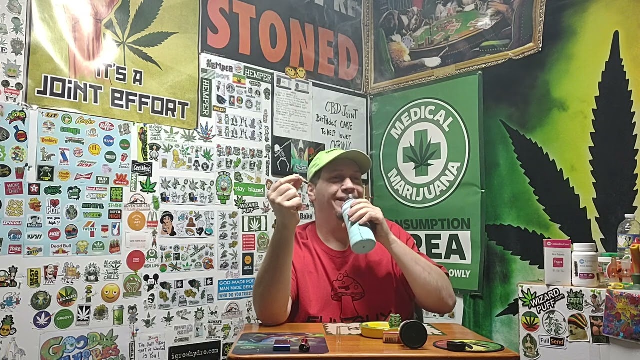 CBD joint birthday cake to lower chronic pain