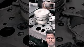 Engien head piston fitting #shorts #mechanic #shortvideo 2025