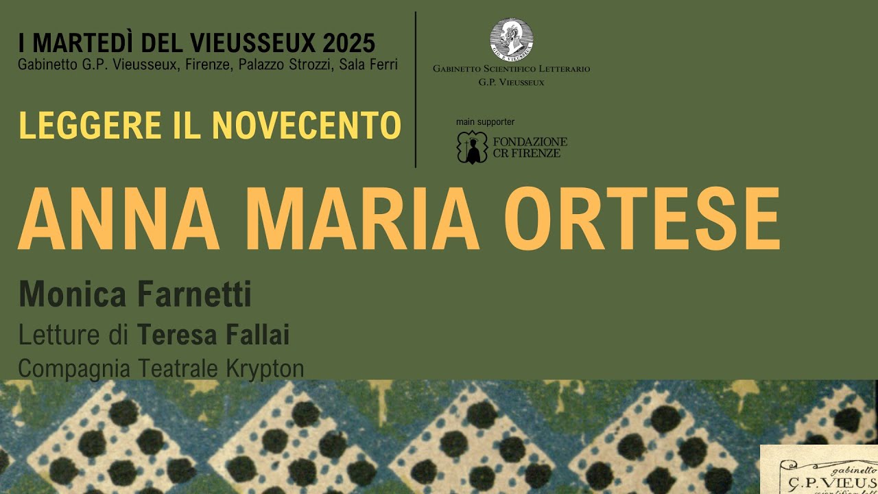 Anna Maria Ortese - Leggere il novecento