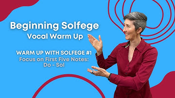 Beginning Solfege Vocal Warm Up | Warm Up With Solfege | Do Re Mi Fa Sol |  Curwen Hand Signs