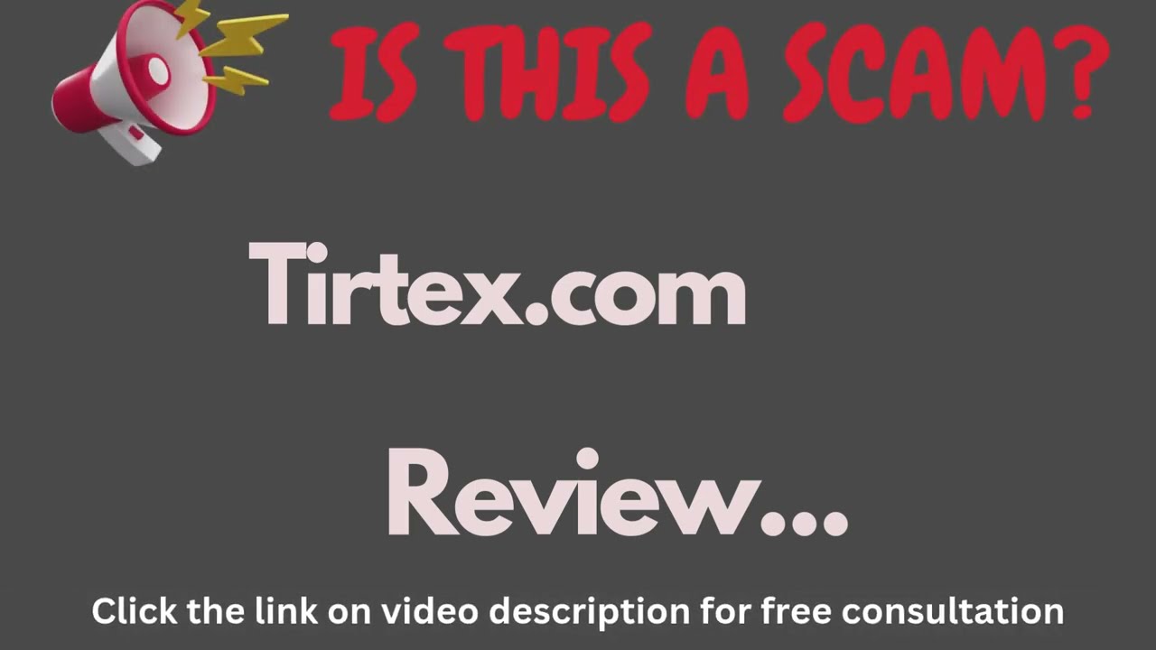 Tirtex.com Review: THIS IS A SCAM?
