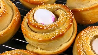 Easter Egg Buns | Bird's Nest | Easter Breakfast / Brunch Recipes