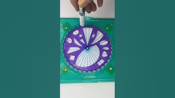 From Simplicity to Beauty: The Art of Spirographs! #asmr #art #2024 #shorts #subscribe