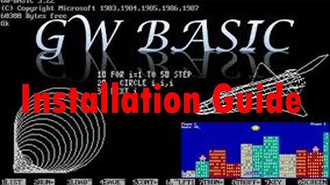 How to install GW Basic with Download