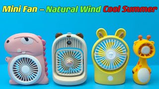 Mini Fan Humidifier  Air Conditioner Water Spray Fashion Fan | Unboxing And Review