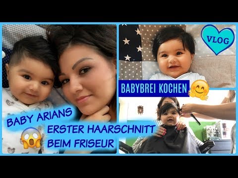 vlog-|-babys-erster-haarschnitt-|-babybrei-kochen-|-mama-alltag-|-olasworld