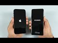 Comparaison entre test de vitesse et appareil photo iphone 12 et huawei p30 pro