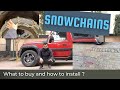 Fast Install vs Army Type Snowchains | Pros and Cons | Installation | DCV Expeditions