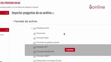 009 312 Importar y exportar el banco de preguntas  Moodle 291