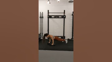 Burpee to bicep curl and overhead press