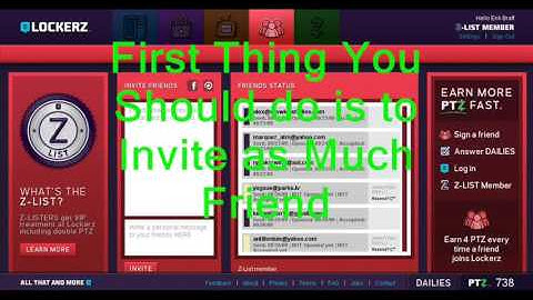 Lockerz.com tutorial and invitation.