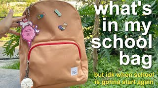 what's in my school bag 2020 ☆ indonesia
