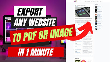 How to Export a Webpage as PDF or image