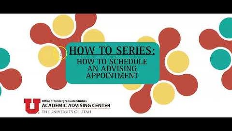 How to Schedule an Advising Appointment