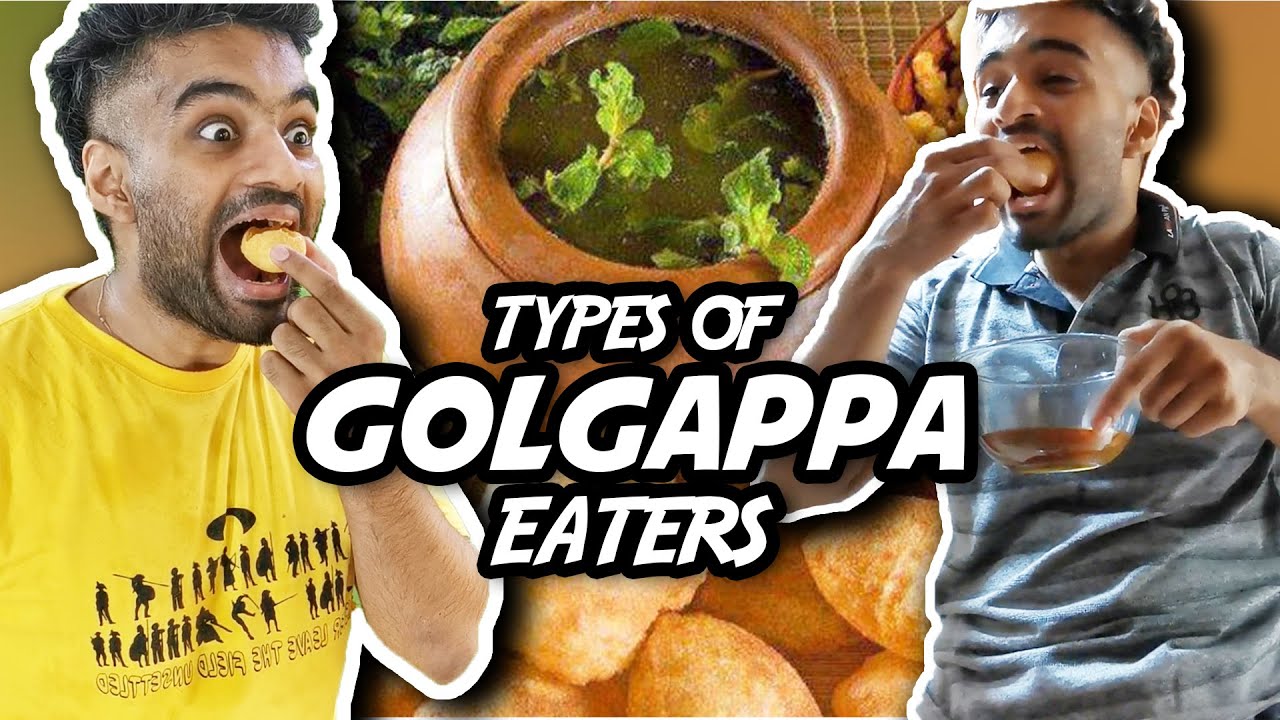 Types of Golgappa Eaters During a Lockdown -- Anil Lobo