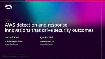 AWS re:Invent 2025 - AWS detection and response innovations that drive security outcomes (SEC323)